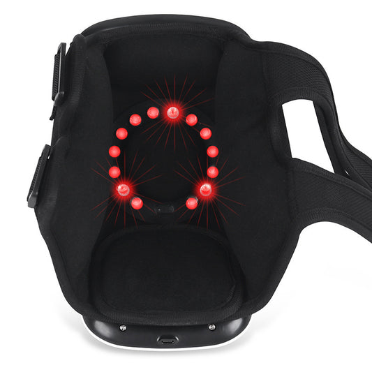 4-in-1 Smart Knee Massager | Infrared Red Light, Heat, Vibration & Laser Therapy