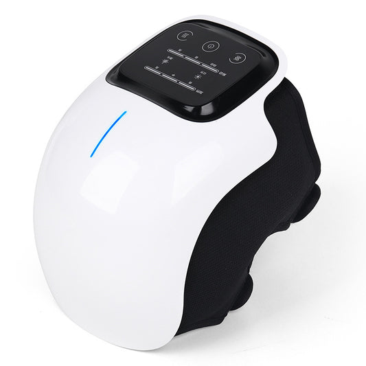 4-in-1 Smart Knee Massager | Infrared Red Light, Heat, Vibration & Laser Therapy