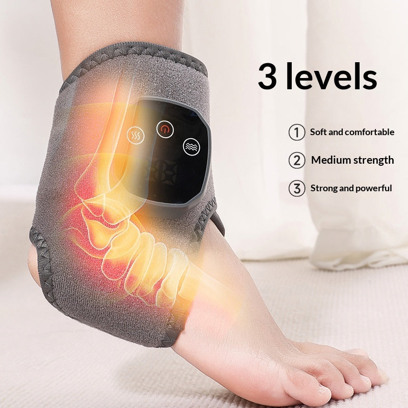 Graphene Heat & Vibration Joint Massager Wrap | Ankle, Wrist & Knee Relief