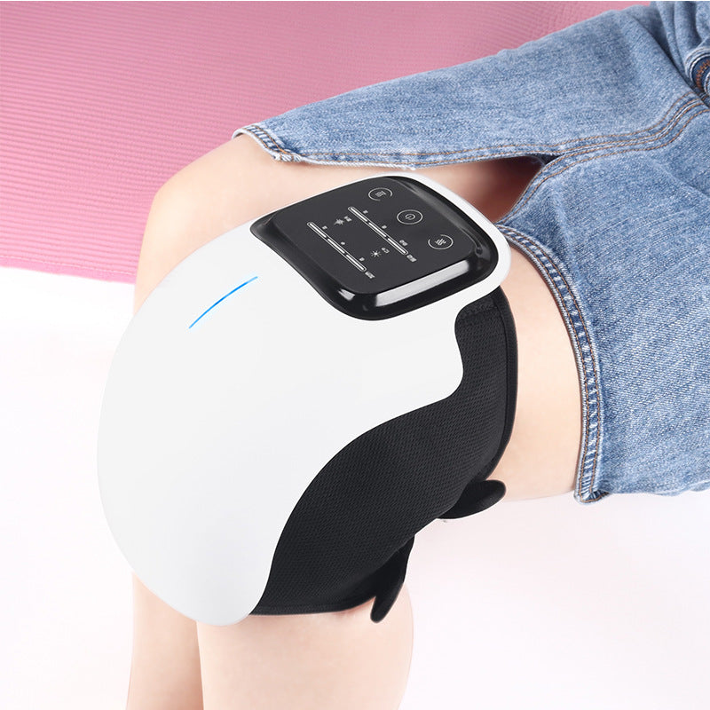 4-in-1 Smart Knee Massager | Infrared Red Light, Heat, Vibration & Laser Therapy