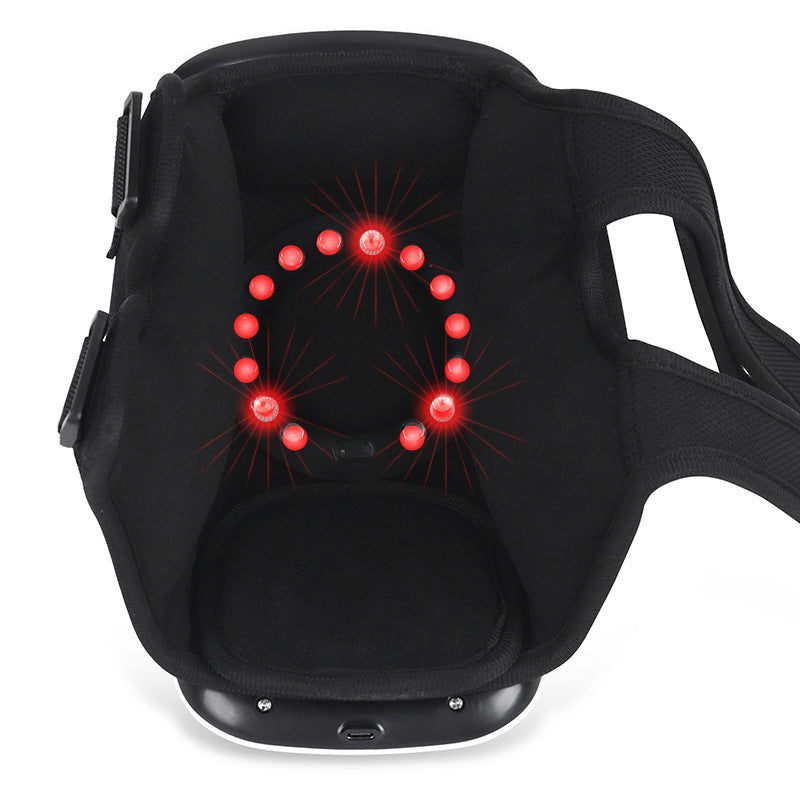 4-in-1 Smart Knee Massager | Infrared Red Light, Heat, Vibration & Laser Therapy