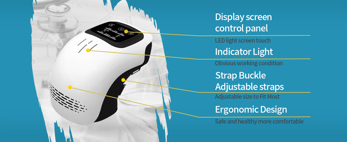 Smart Knee Massager – Infrared & Laser Heat, Vibration Therapy for Joint Pain Relief