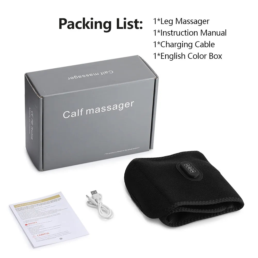 Wireless Heat & Vibration Wrap Massager | Knee, Elbow, Calf & Back