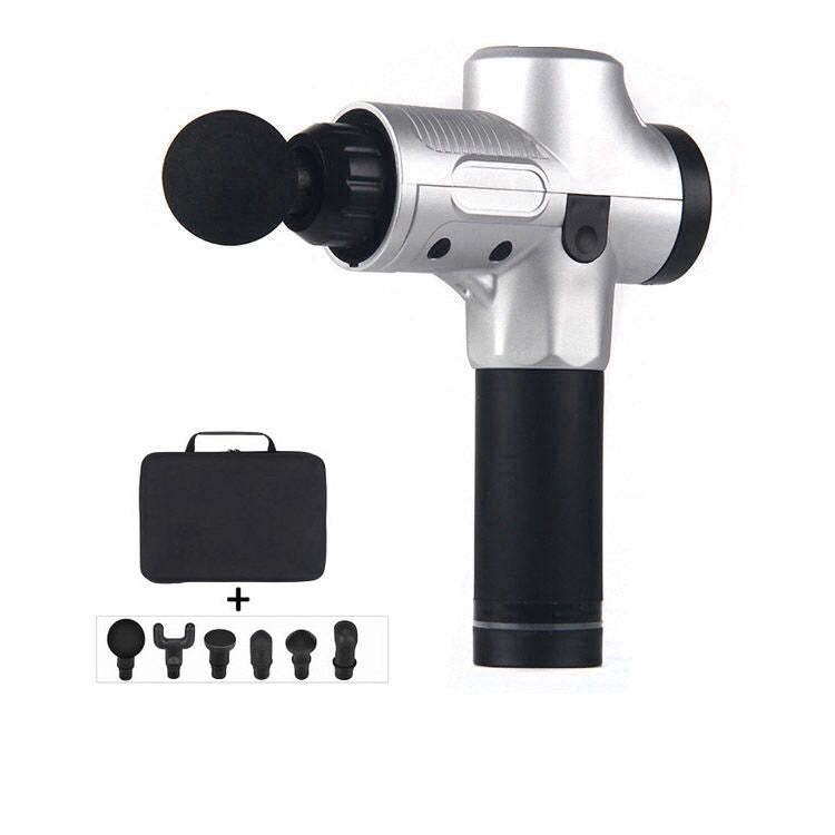 Percussion Massage Gun – 30 Speeds, 99 Intensities, 6 Heads & Carrying Case