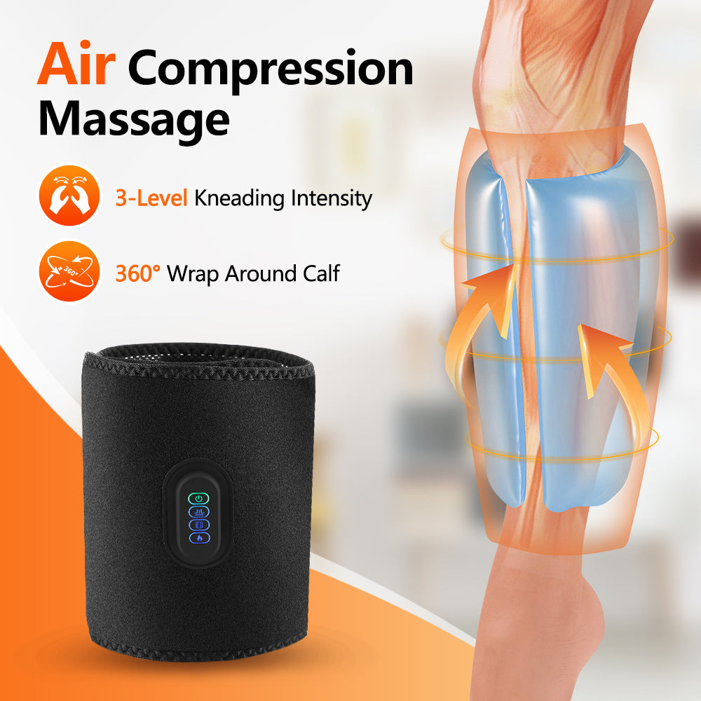 Wireless Heat & Vibration Wrap Massager | Knee, Elbow, Calf & Back