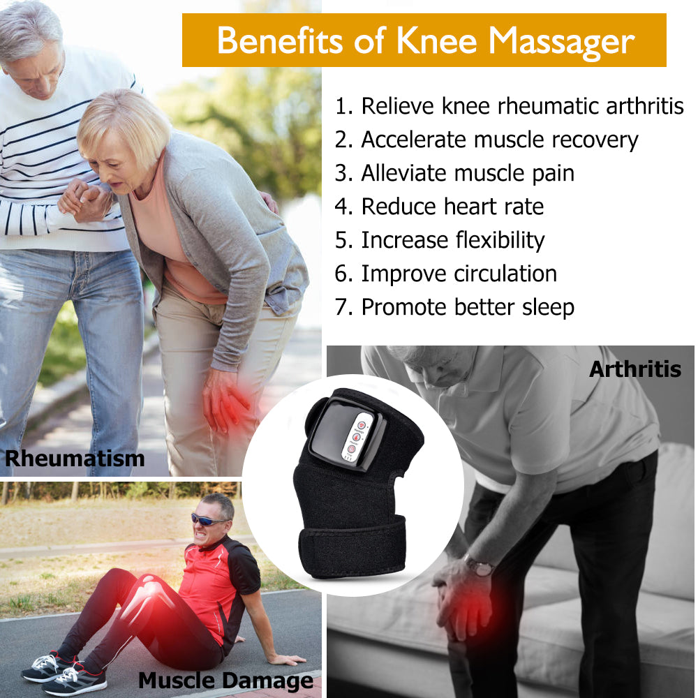 Far Infrared Joint Massager Wrap | Knee, Shoulder & Elbow Heat & Vibration Therapy