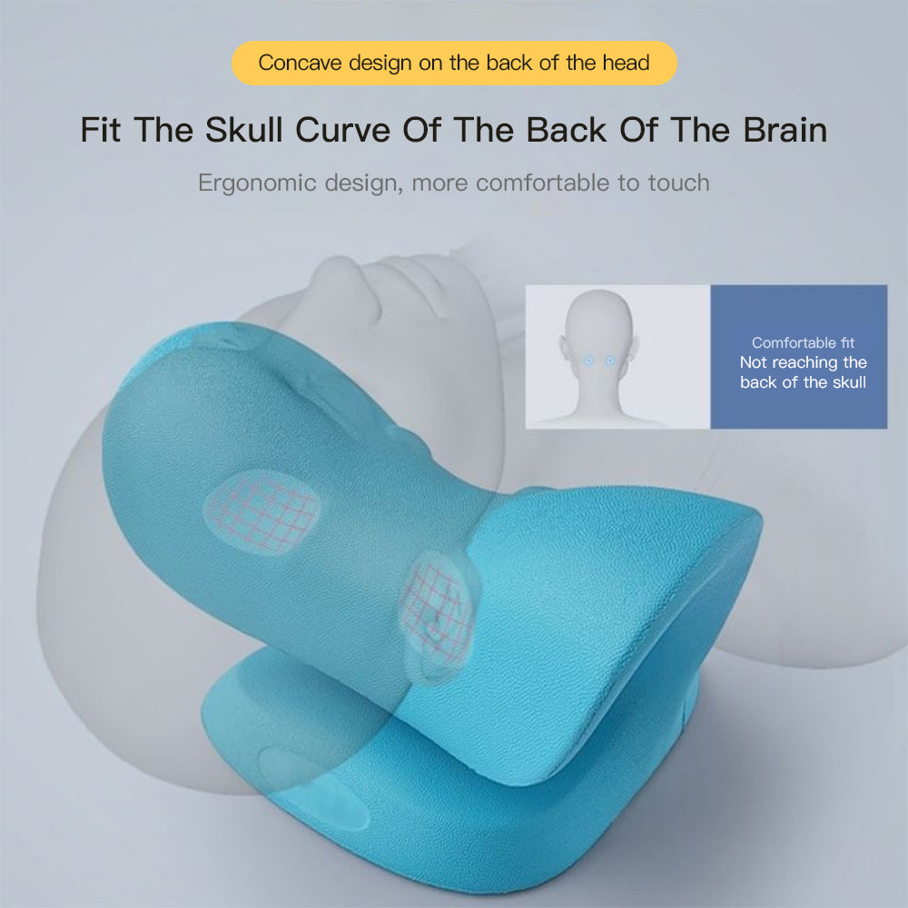 Cervical Neck Stretcher & Traction Pillow | Spine Alignment & Pain Relief