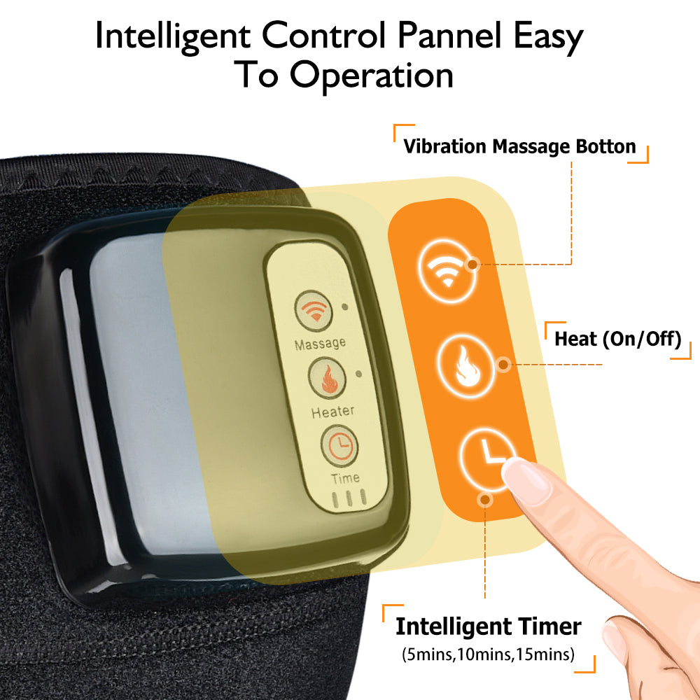 Far Infrared Joint Massager Wrap | Knee, Shoulder & Elbow Heat & Vibration Therapy