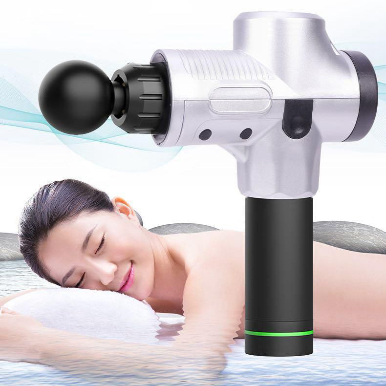 Percussion Massage Gun – 30 Speeds, 99 Intensities, 6 Heads & Carrying Case