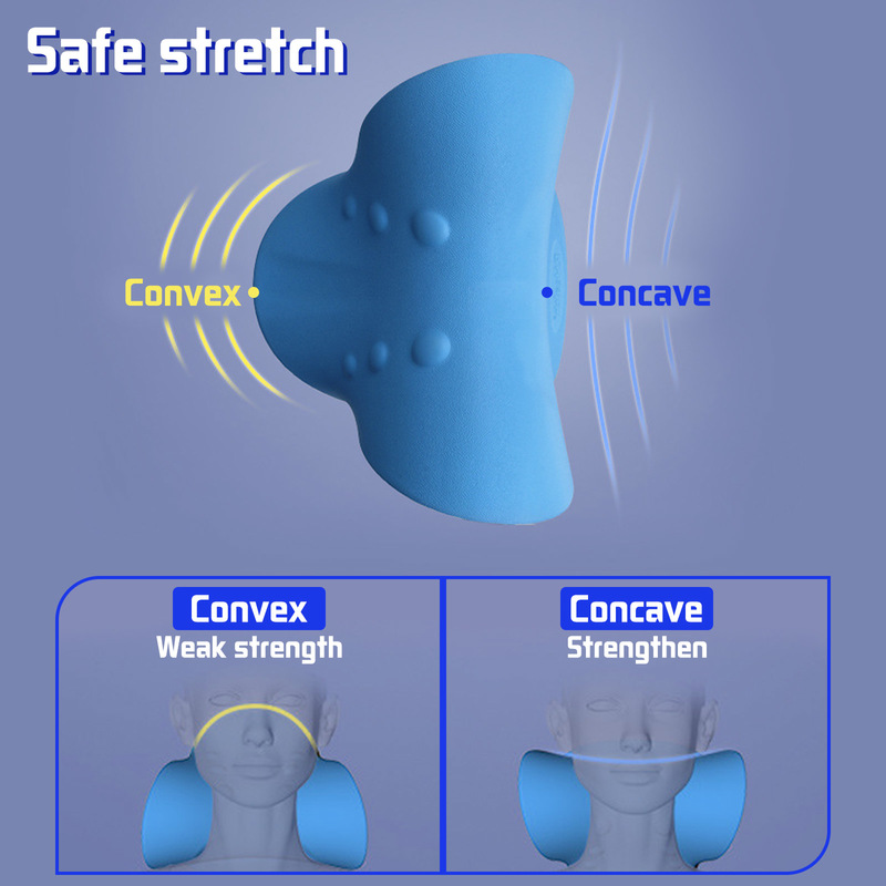 Cervical Neck Stretcher & Traction Pillow | Spine Alignment & Pain Relief
